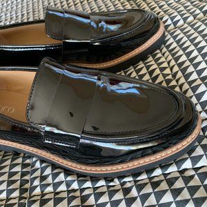 Franco Sarto Platinum loafers